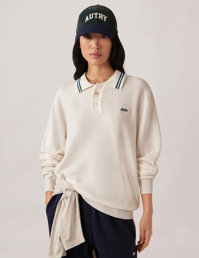 Polo Autry de Punto Beige Unisex
