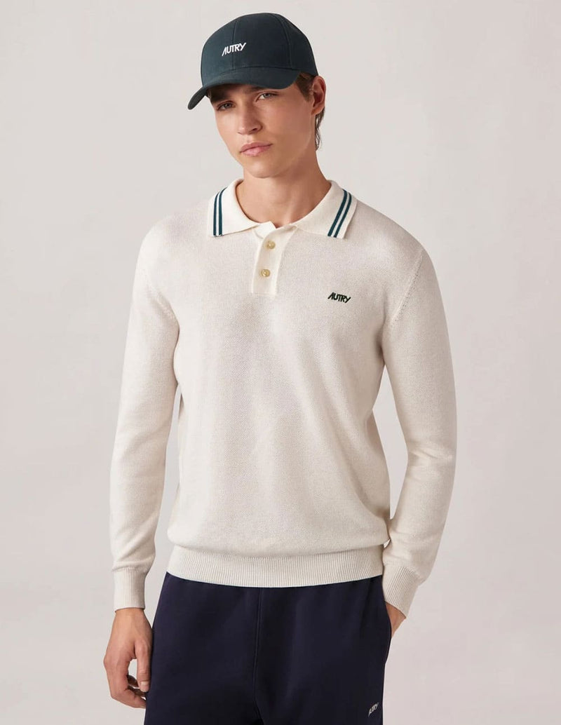 Polo Autry de Punto Beige Unisex