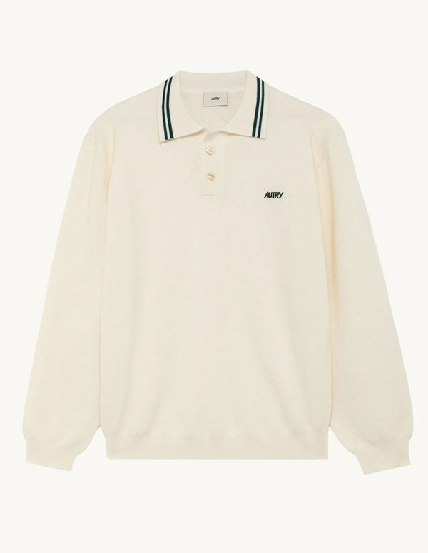 Polo Autry de Punto Beige Unisex
