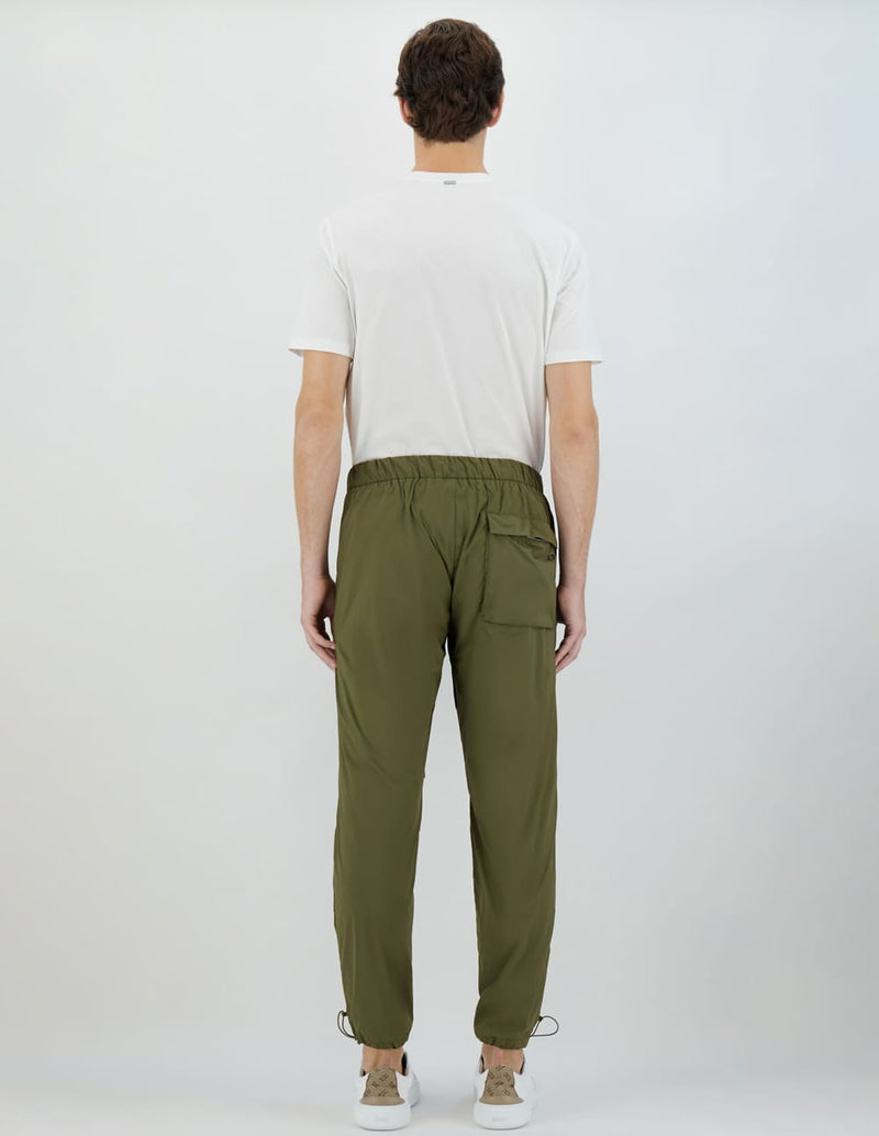 Pantalón Herno Light Nylon Stretch Verde Hombre