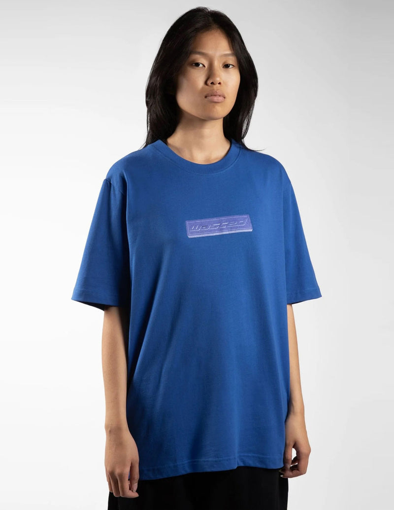 Camiseta WASTED con Logo Azul Unisex