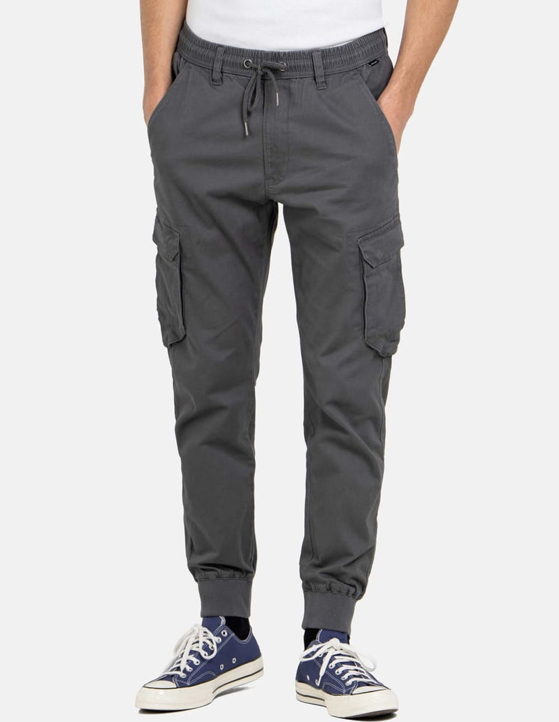 Pantalón Reell Reflex Rib Cargo Gris Oscuro Hombre