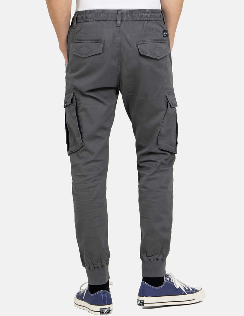 Pantalón Reell Reflex Rib Cargo Gris Oscuro Hombre