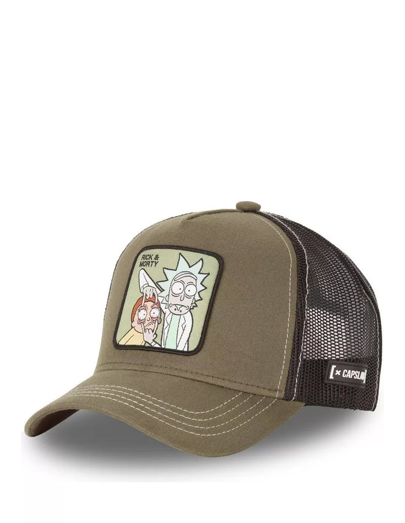 Gorra Capslab Rick y Morty Marrón Unisex