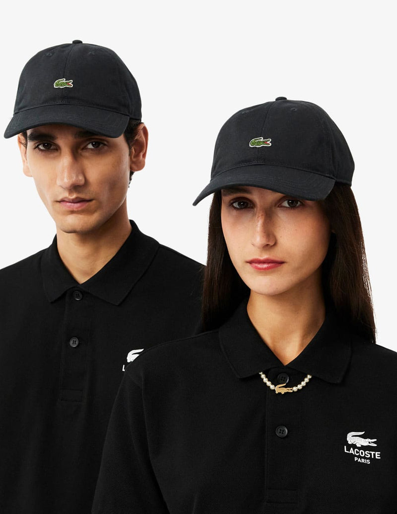 Gorra Lacoste con Logo Negra Unisex