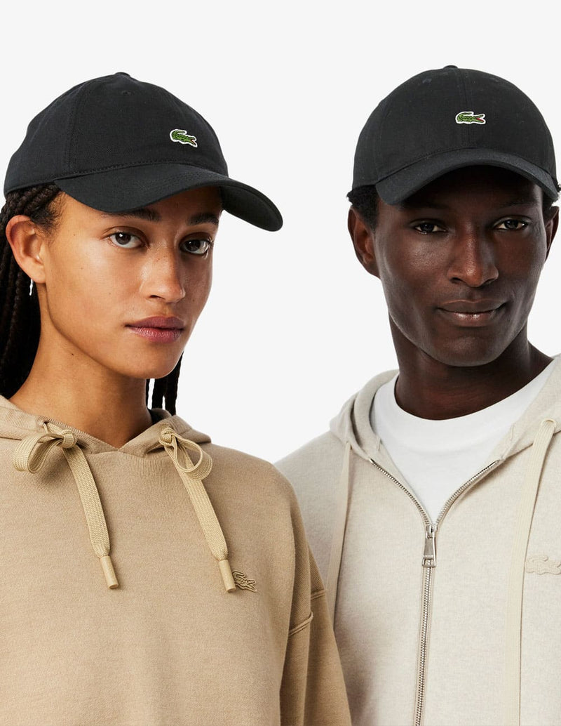 Gorra Lacoste con Logo Negra Unisex