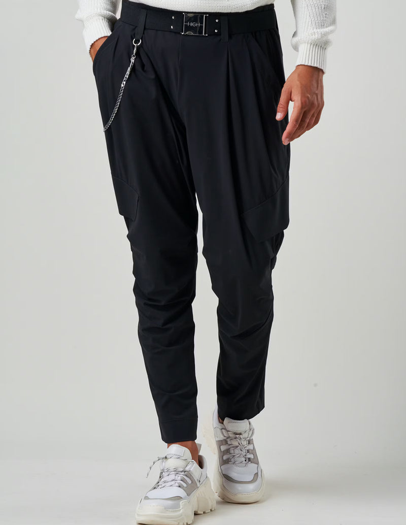 High Resolution Black Unisex Trousers