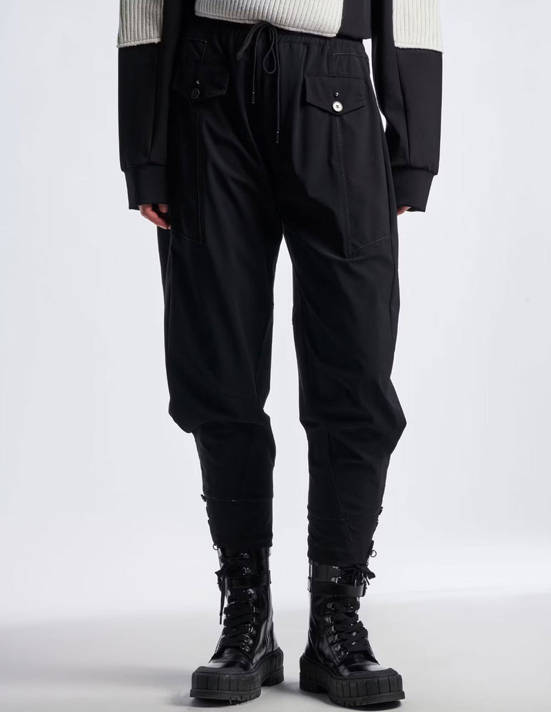 Pantalón Jogger High Jaunty Negro Mujer