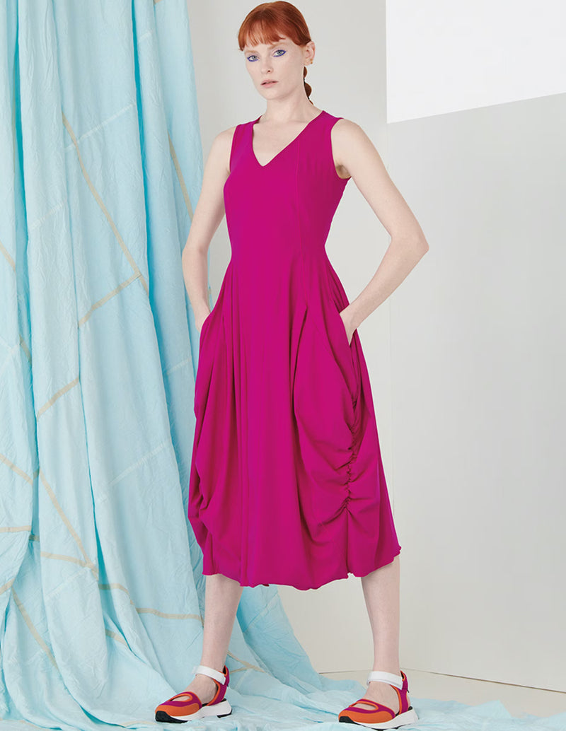 Vestido High At-Lenght Rosa Mujer