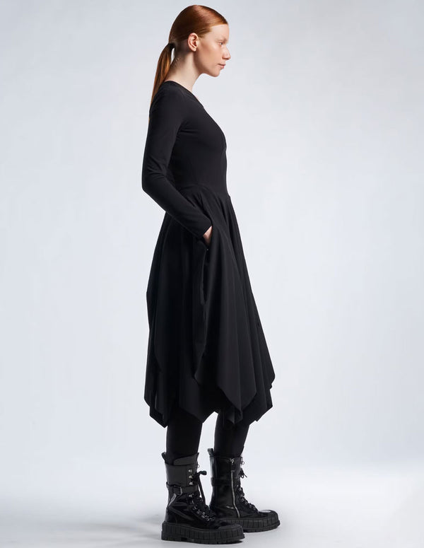 Vestido High Enthusiasm Negro Mujer