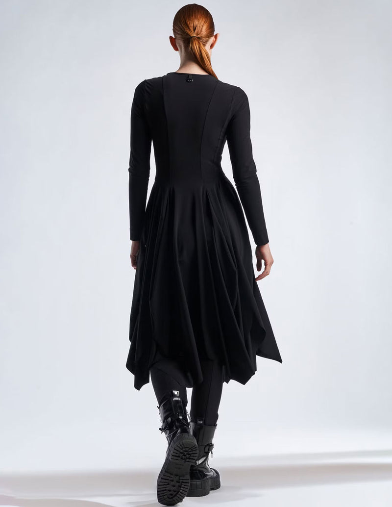 Vestido High Enthusiasm Negro Mujer