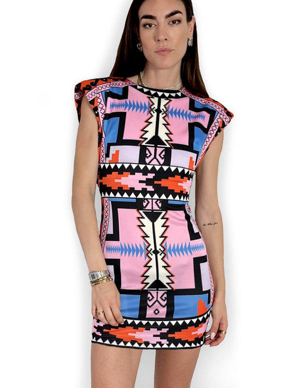 Vestido Peace and Chaos Sacre Multicolor Mujer