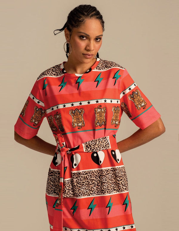 Vestido Peace and Chaos Equinox Multicolor Mujer