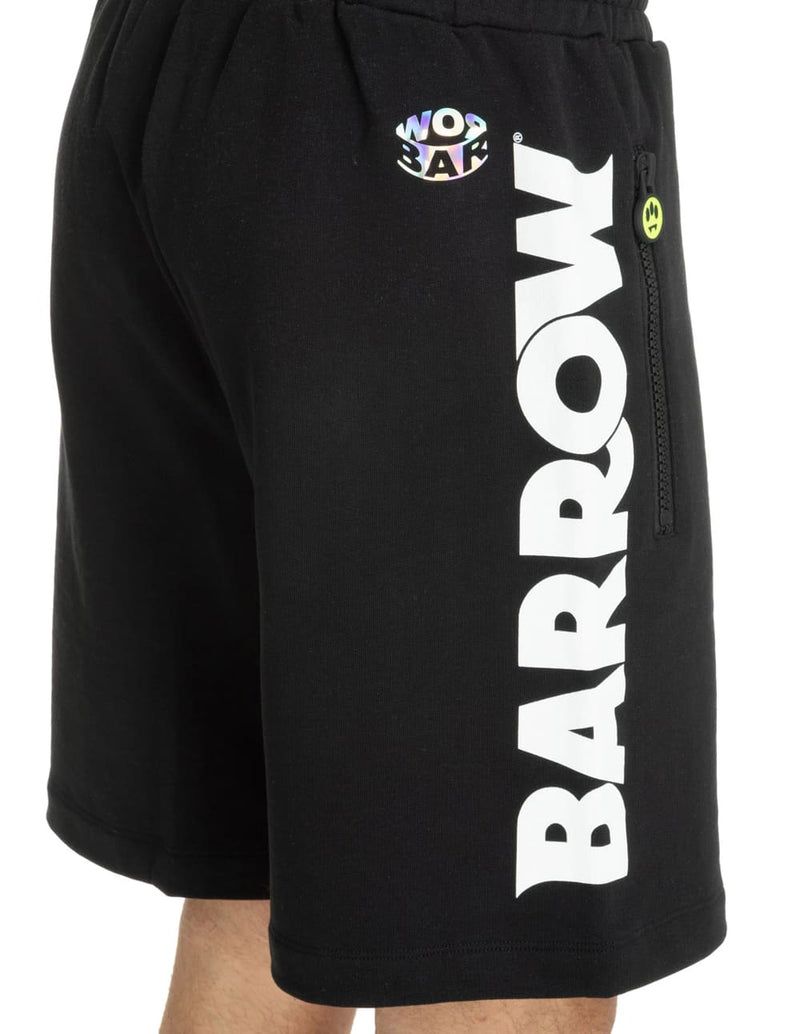 Pantalón Corto BARROW con Logo Negro Hombre