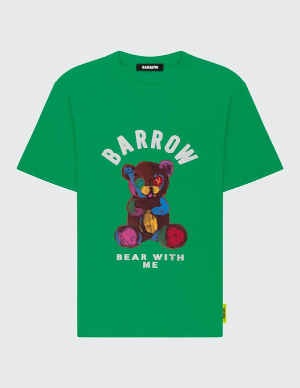Camiseta BARROW con Logo Verde Unisex
