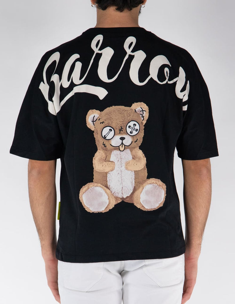 Camiseta BARROW con Estampado Negra Unisex