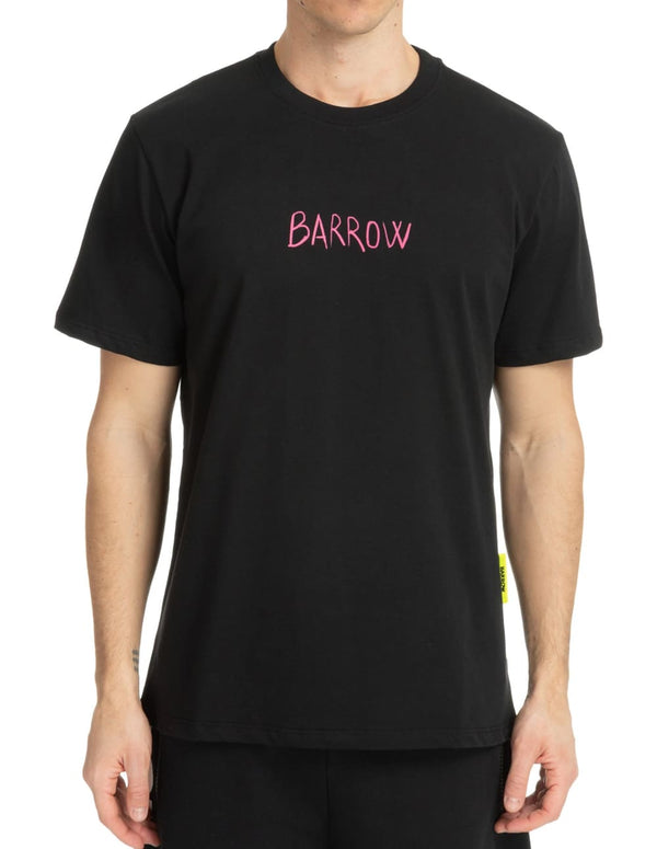 Camiseta BARROW con Estampado Negra Unisex