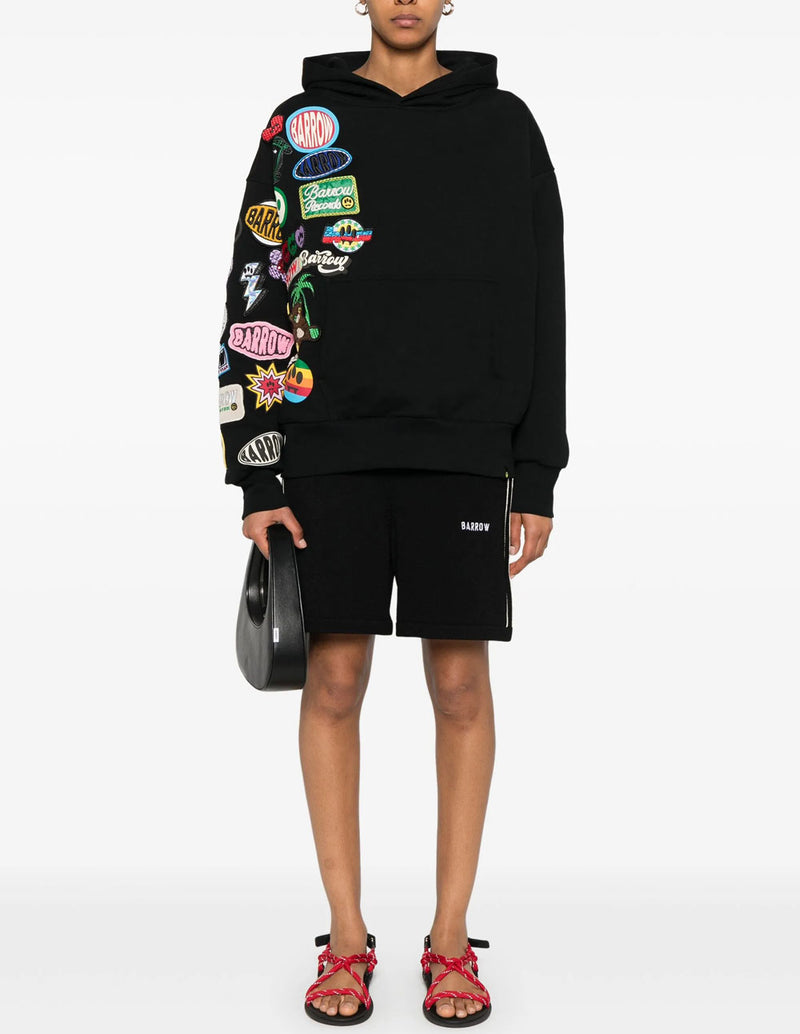 Pantalón Corto BARROW con Logo Negro Unisex