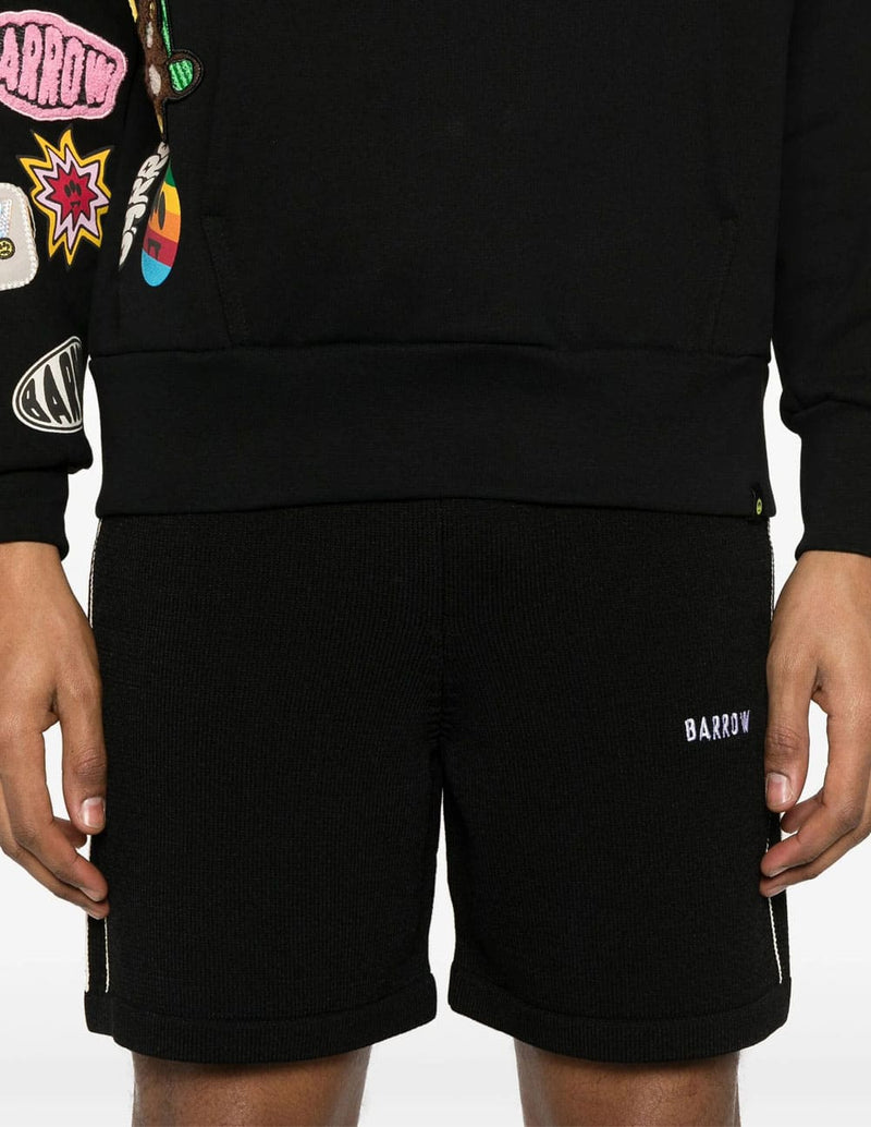 Pantalón Corto BARROW con Logo Negro Unisex