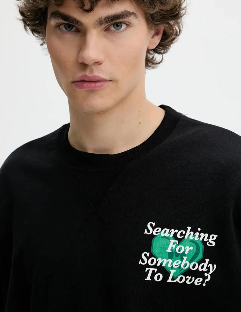 Sudadera BARROW con Estampado Negra Unisex