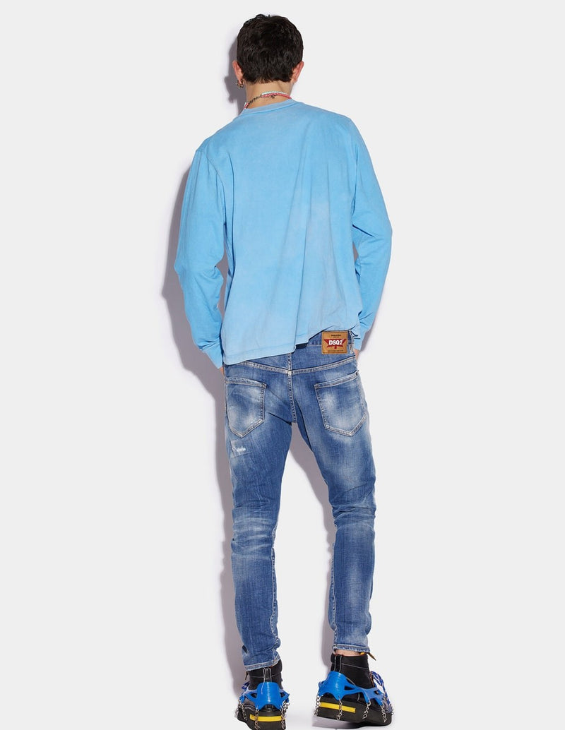 Dsquared2 Slim Jeans with Ripped Details Blue for Men