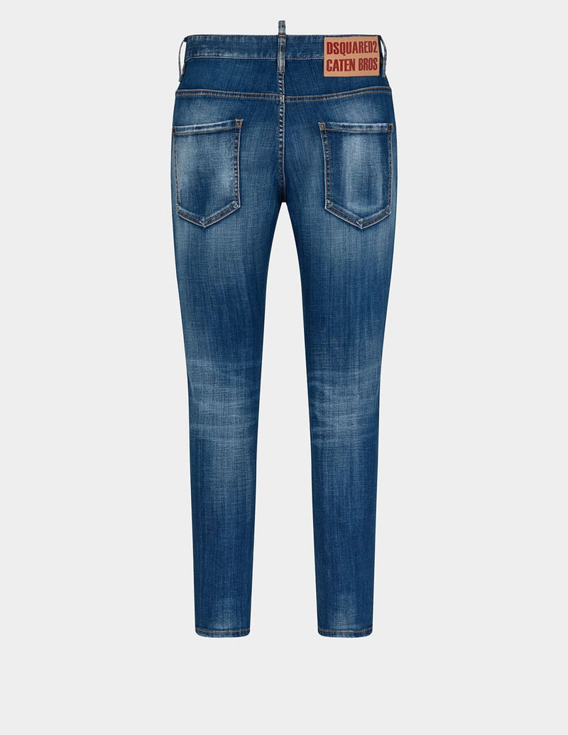 Pantalón Vaquero Dsquared2 Medium Plantation Azul Hombre