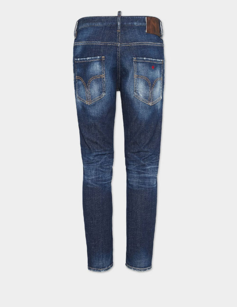 Pantalón Vaquero Dsquared2 Dark Basic Wash Azul Hombre