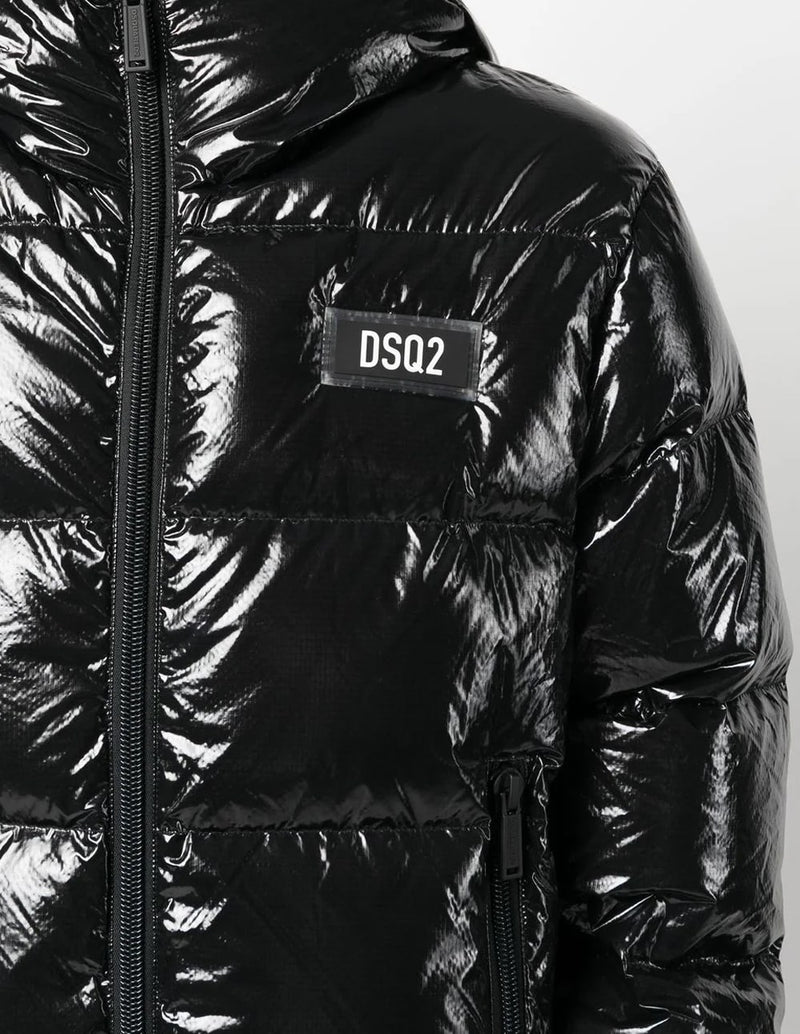 Dsquared2 Down Anorak with Logo Black Man