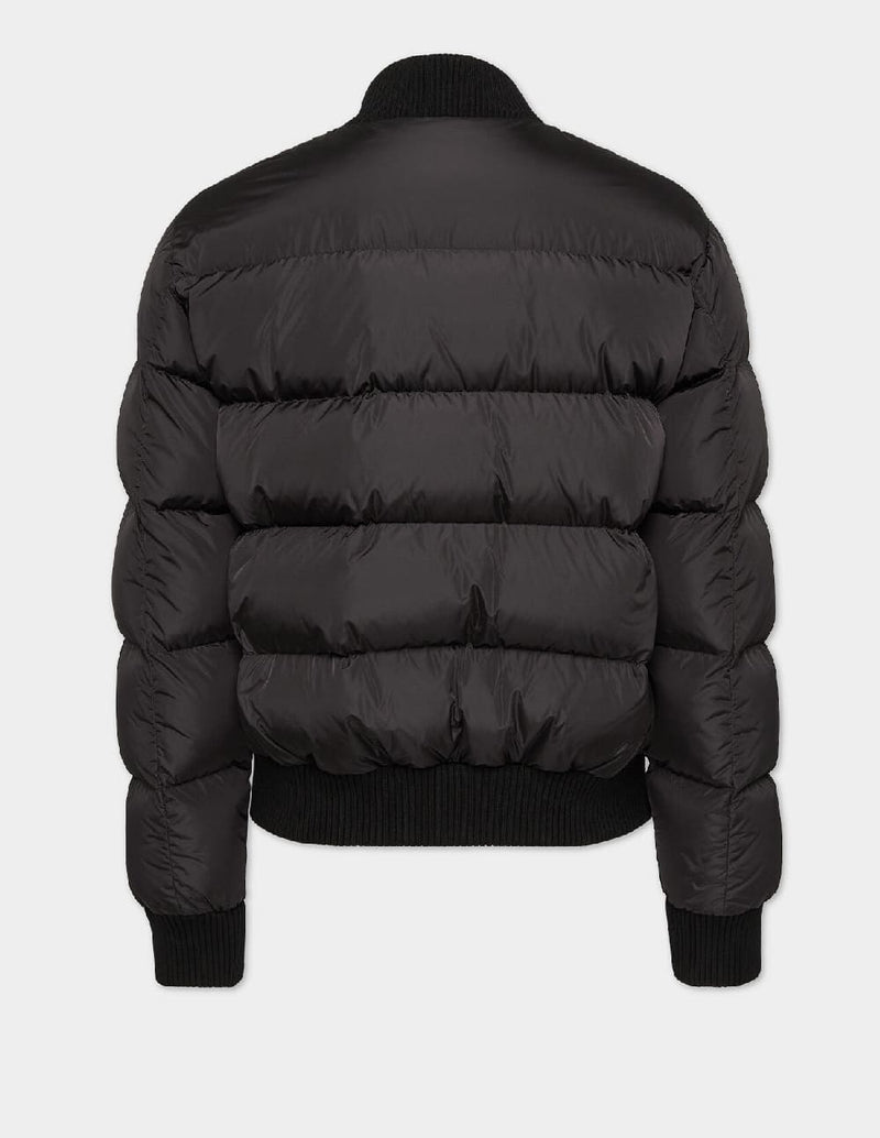 Puffer Bomber Dsquared2 con Logo Negra Hombre