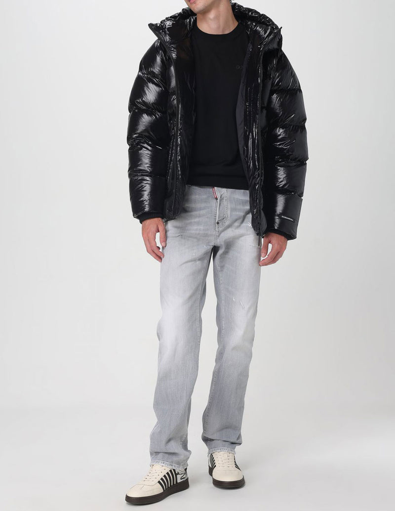 Plumas Dsquared2 con Capucha Negro Hombre