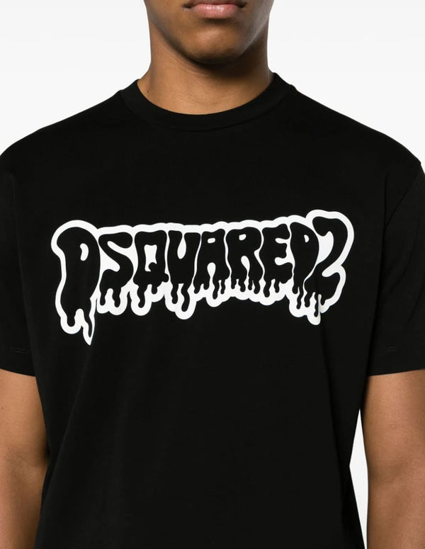 Camiseta Dsquared2 Cool Fit Negra Hombre