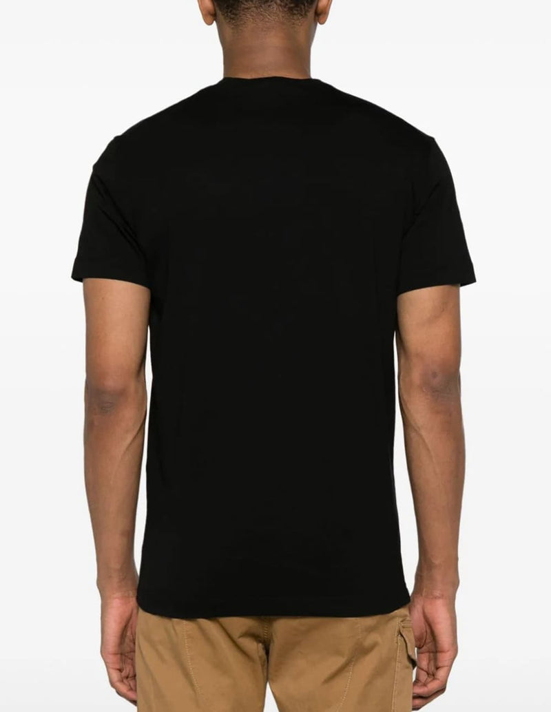 Camiseta Dsquared2 con Logo Negra Hombre