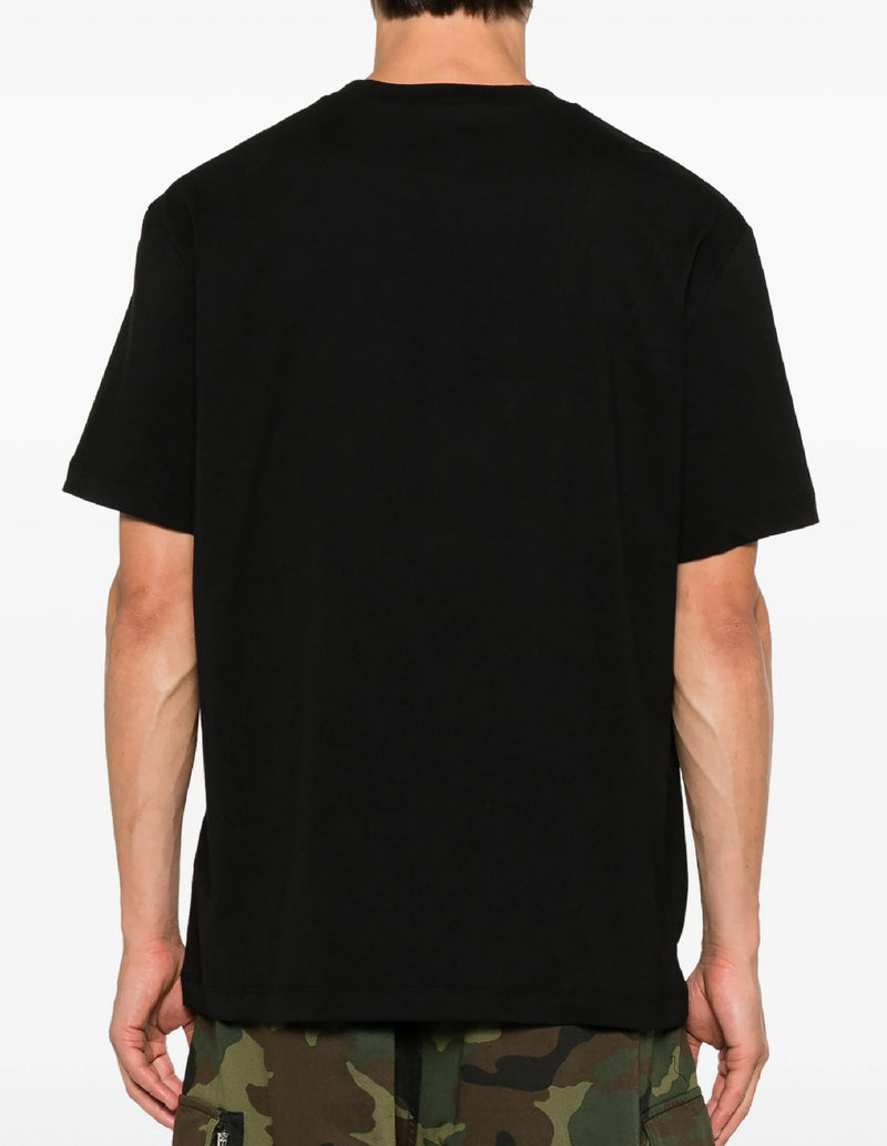 Camiseta Dsquared2 Logo Plaque Negra Hombre