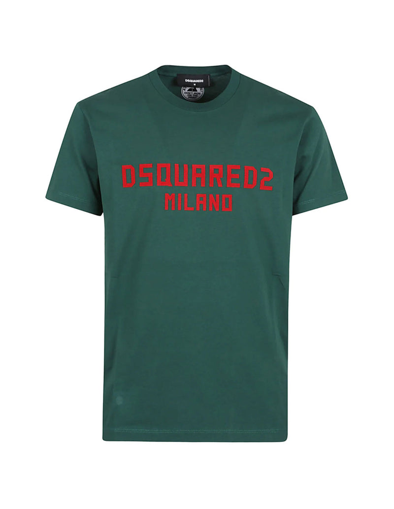 Camiseta Dsquared2 Milano Verde Hombre