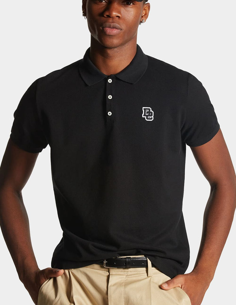 Polo Dsquared2 Tennis Fit Negro Hombre