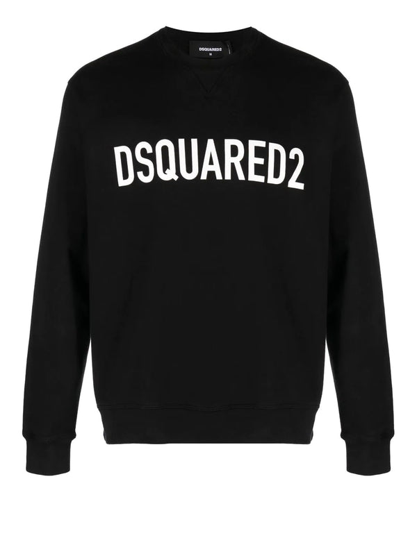 Sudadera Dsquared2 con Logo Negra Hombre