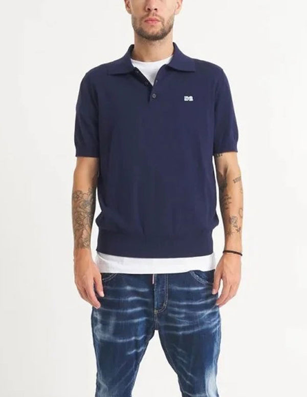 Polo Dsquared2 D2 Knit Azul Hombre