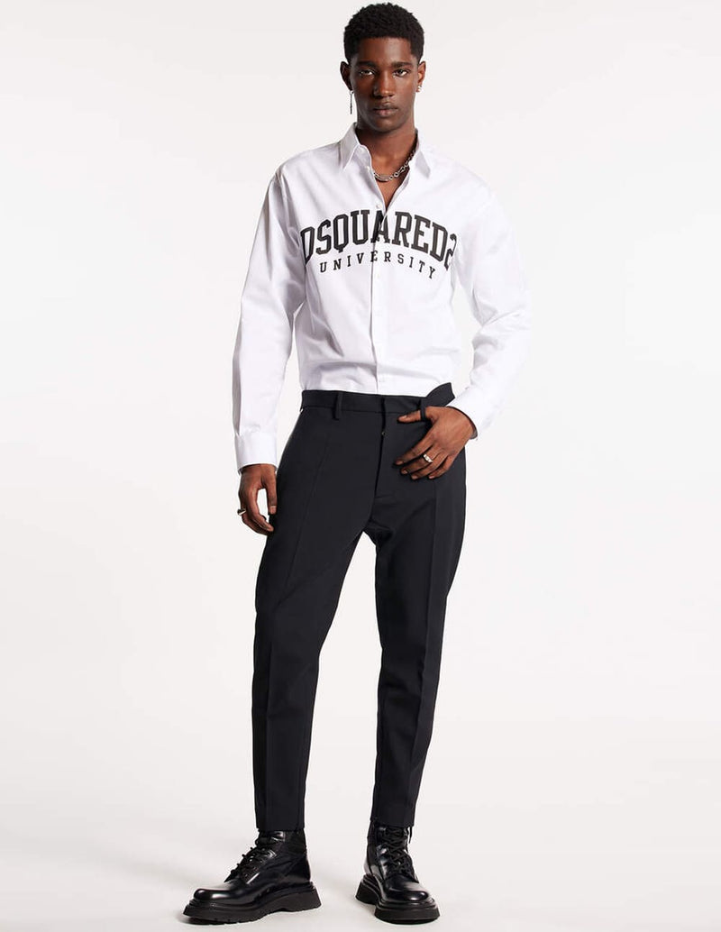 Pantalón Dsquared2 Skinny Techno Negro Hombre