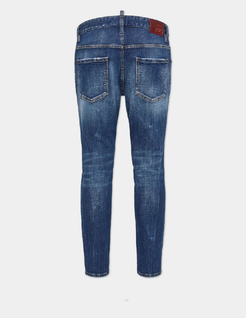 Pantalón Vaquero Dsquared2 Medium Easy Wash Azul Hombre