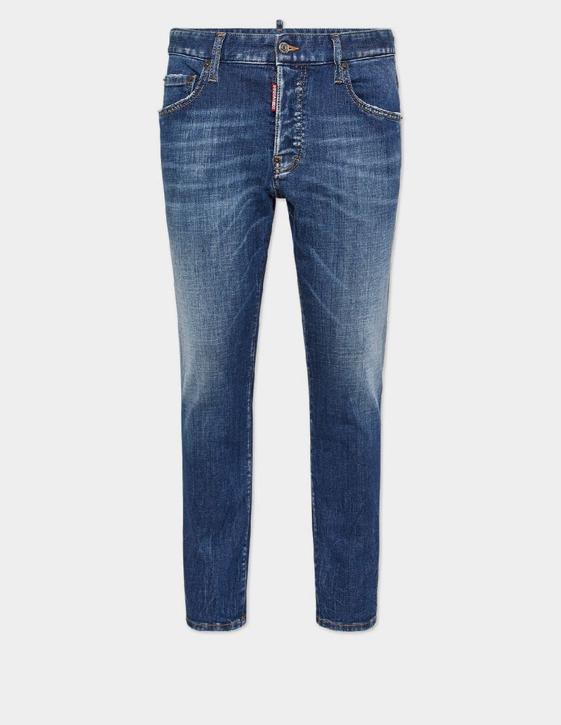 Pantalón Vaquero Dsquared2 Medium Easy Wash Azul Hombre