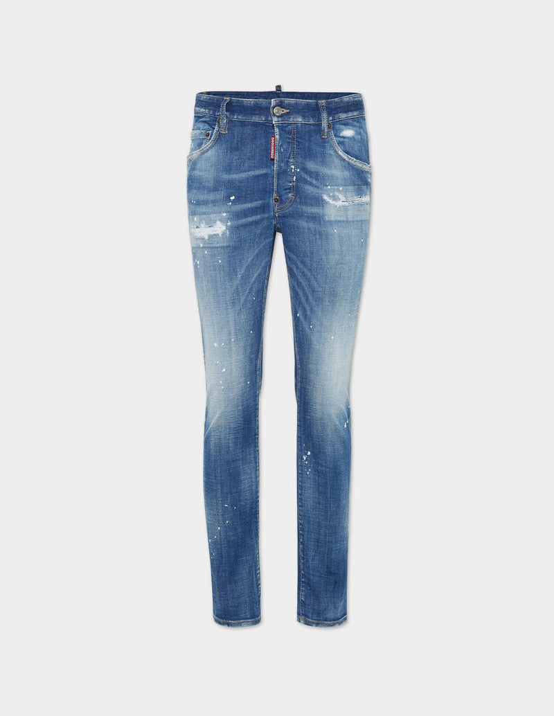 Pantalón Dsquared2 Light Heritage Wash Super Twinky Azul Hombre