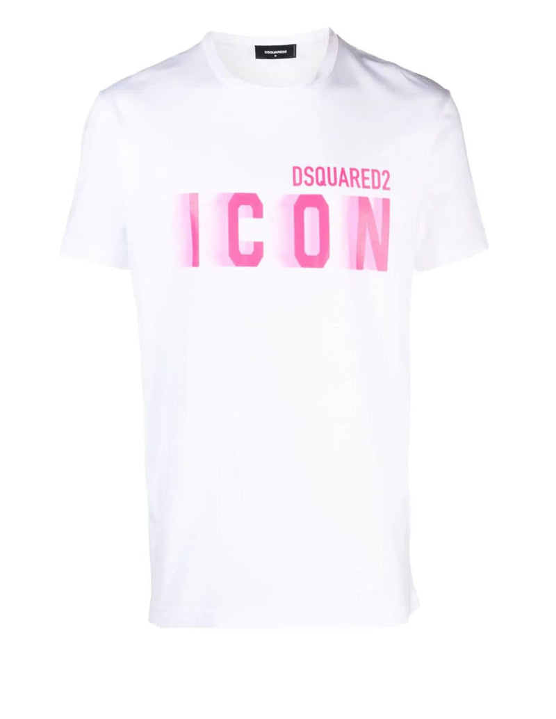 Camiseta Dsquared2 Icon Blur Blanca Hombre