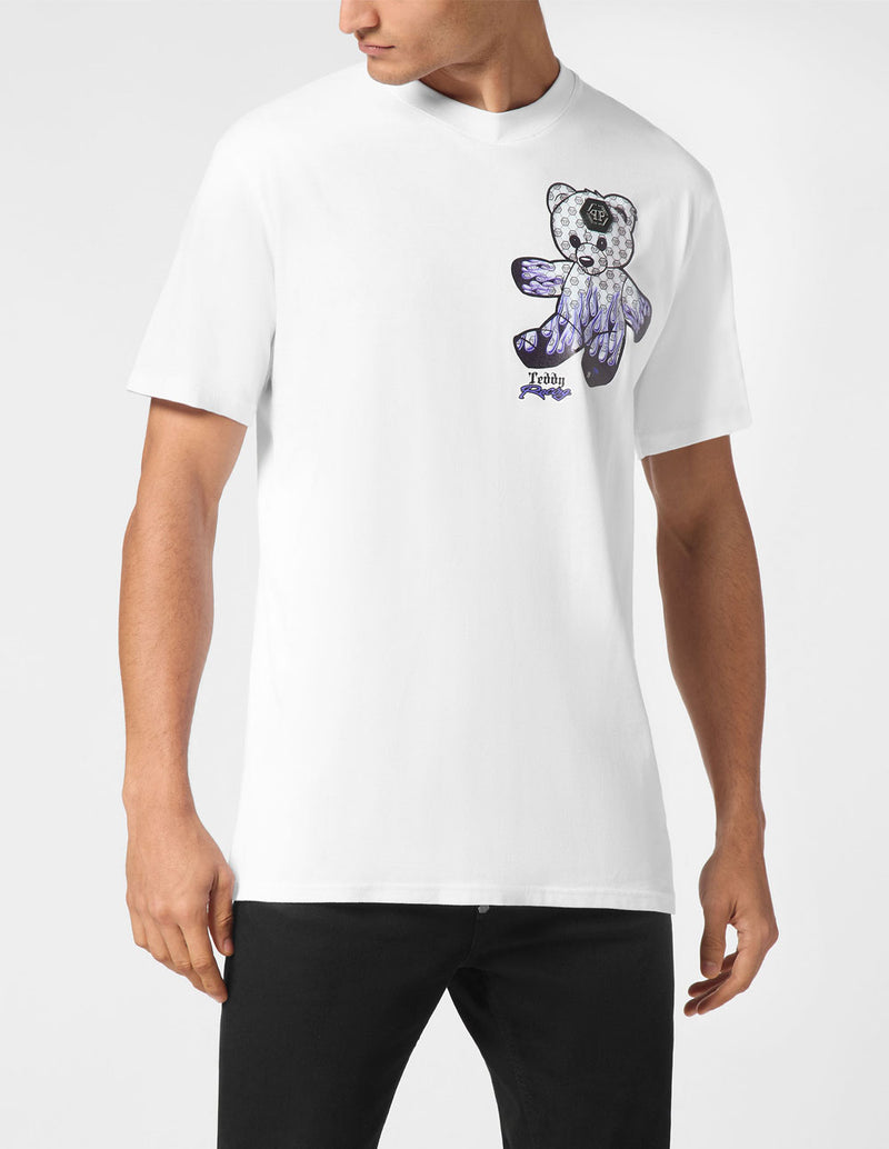 Camiseta Philipp Plein Teddy Bear Blanca Hombre