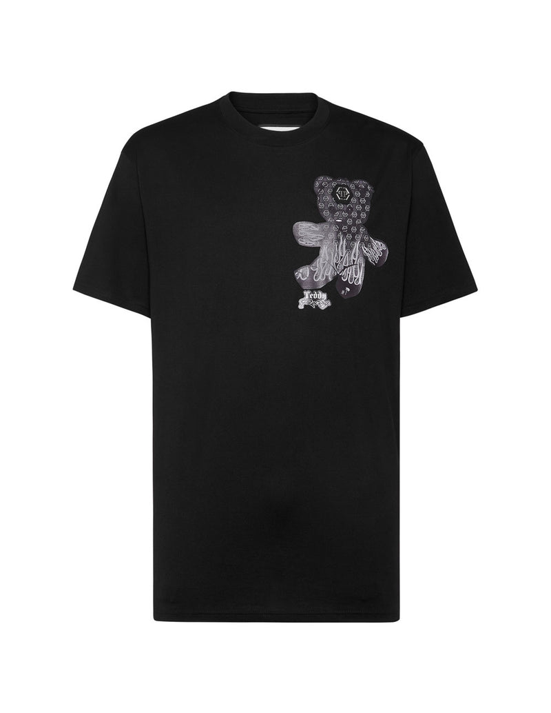 Camiseta Philipp Plein Teddy Bear Negra Hombre