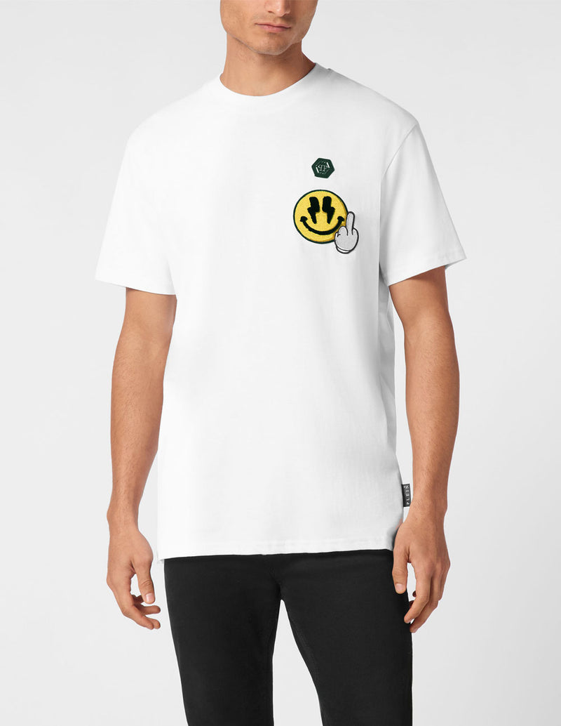 Camiseta Philipp Plein Smile Blanca Hombre