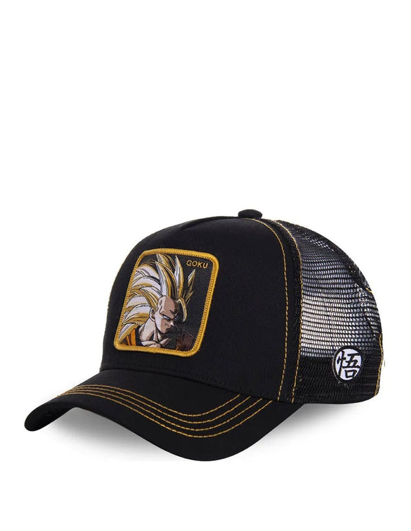 Gorra Capslab Son Goku Super Saiyan Negra Unisex