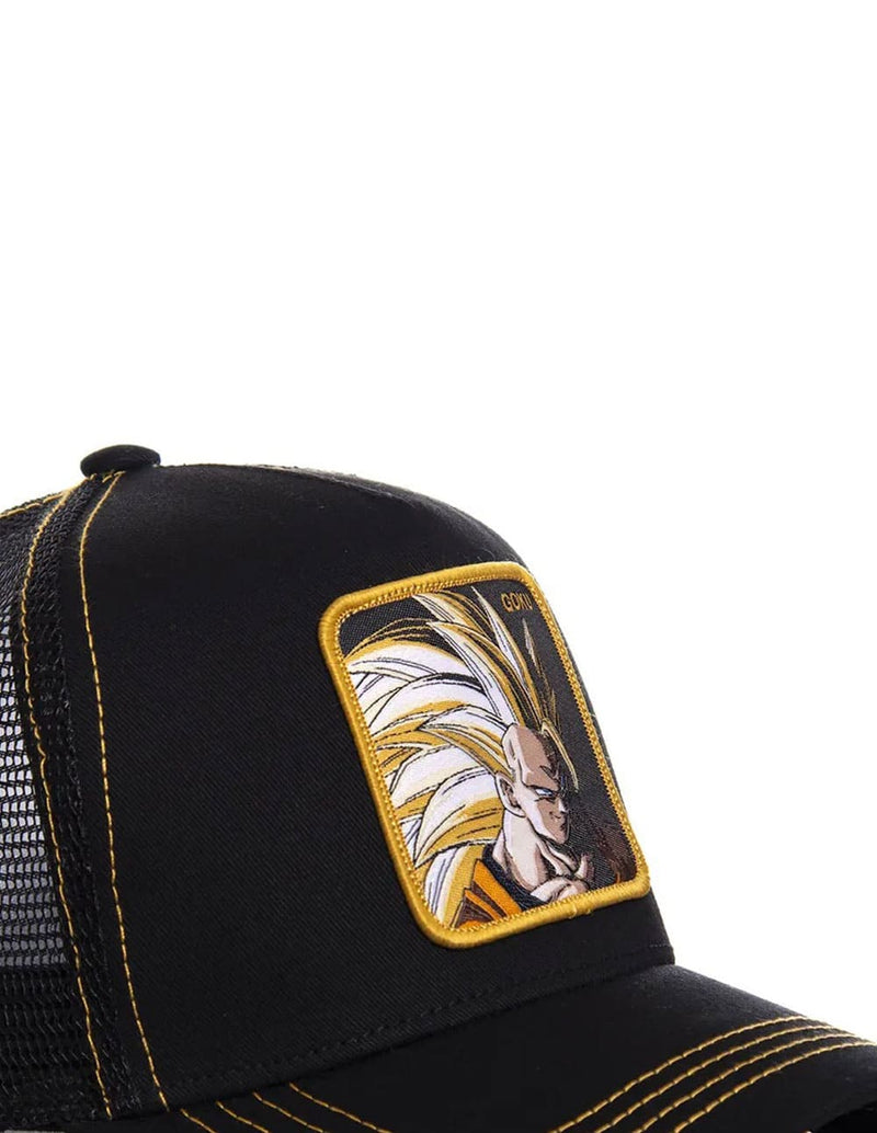 Gorra Capslab Son Goku Super Saiyan Negra Unisex