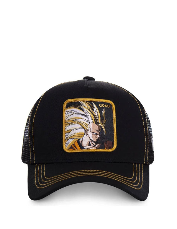 Gorra Capslab Son Goku Super Saiyan Negra Unisex