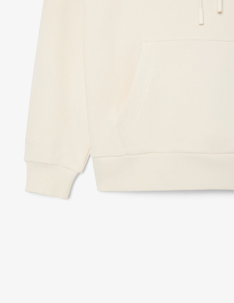 Sudadera con Capucha Lacoste con Logo Beige Mujer