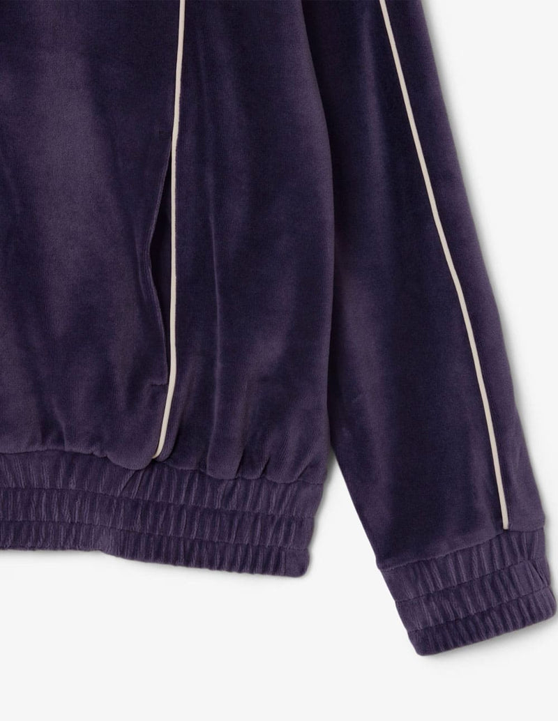 Chaqueta Lacoste de Tercipelo Morada Mujer